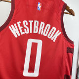 Rockets WESTBROK #0 Red Reward Edition NBA Jerseys