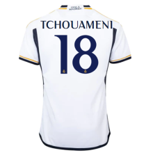 TCHOUAMENI #18 RM Home 1:1 Quality Home Fans Jersey 2023/24 ★★