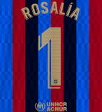 ROSALÍA # 1 BA x Rosalía Clásico Limited Edition 1:1 Fans Jersey 2022/23 (Gold 金色)