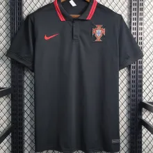2023 Portugal Black POLO Jersey