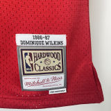 1985/86 Hawks WILKNS #21 Red Retro NBA Jerseys 热压