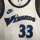 Wizards KUZMA #33 White Retro NBA Jerseys