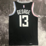 Clippers GEORGE #13 Black City Edition NBA Jerseys