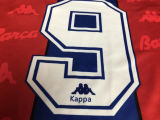 BA Home Red and Blue Retro Soccer Jersey 96-97(Name:RONALDO Number:9) ★★