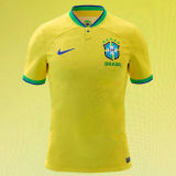 2022/23 Brazil Home Yellow Player Version Long Sleeve Jersey 长袖