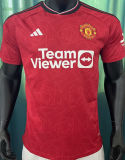 2023/24 M Utd 1:1 Quality Home Red Fans Soccer Jersey