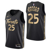 2024 Toronto Raptors BOUCHER #25 Black NBA Jerseys