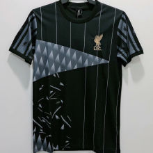 LFC Classic Version Black Retro Soccer Jersey