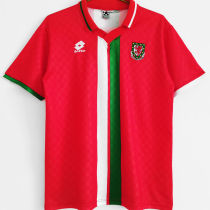 1996/1998 Wales Home Red Retro Soccer Jersey