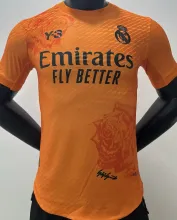 2024/25 RM x Y3 Orange Player Version Soccer Jersey