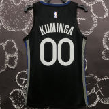 Warriors KUMINGA #00 Black Grey NBA Jerseys
