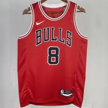 2023/24 Bulls LAVINE #8 Red NBA Jerseys
