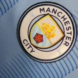 RODRIGO #16 Man City 1:1 Home Blue Fans Jersey 2023/24 (UCL Font) ★★