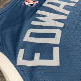 Timberwolves EDWAROS #1 Blue NBA Jerseys