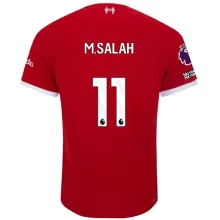 M.SALAH #11 LFC 1:1 Home Fans Jersey 2023/24 (League New Font）★★