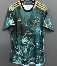 2023 Germany Away Green Men Soccer Jersey 2 Star 两星男装