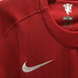 2007-08 M Utd home Red Retro Soccer Jersey UCL Version 欧冠版
