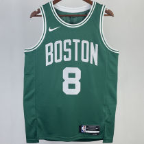 2023/24 Celtics PORAIGIS #8 Green NBA Jerseys 热压