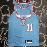 Bulls DEROZAN #11 Blue NBA Jerseys