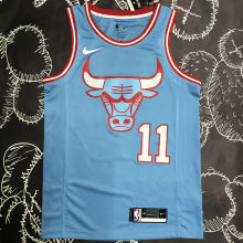 Bulls DEROZAN #11 Blue NBA Jerseys