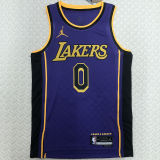 Lakers WETBROOK #0 Blue NBA Jerseys