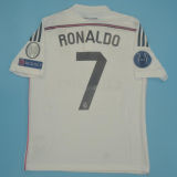 2014-2015 RM Home White Retro Soccer Jersey