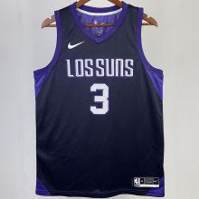 Suns PAUL #3 Purple City Edition NBA Jerseys