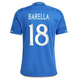 2024 Italy Home Blue Player Version Soccer Jersey