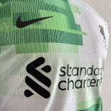2023/24 LFC Away White Green Player Soccer Jersey