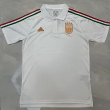2024 Italy White POLO Fans Jersey