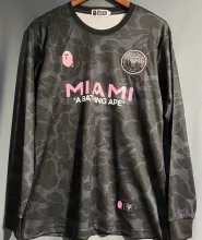 2023/24 Inter Miami x APE Black Long Sleeve Jersey
