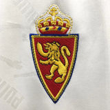 1995 Zaragoza Home White Retro Soccer Jersey