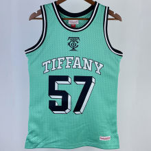 TIFFANY & CO. #57 Mitchell Ness Green Retro NBA Jerseys 热压