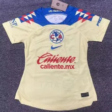 2023/24 Club America Home Yellow Women Soccer Jersey