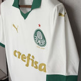 2024/25 Palmeiras Away White Kids Soccer Jersey