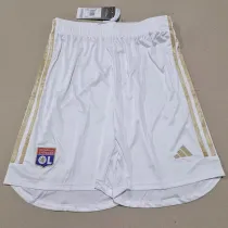 2023/24 Lyon Home White Shorts Pants