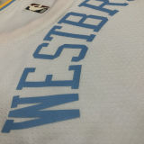 Lakers WESTBROOK #0 White Retro NBA Jerseys