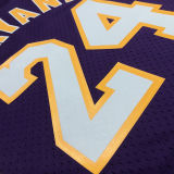 2008/09 Lakers BRYANT #24 Purple Retro NBA Jerseys 热压