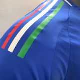 2024 Italy Home Blue Player Version Soccer Jersey