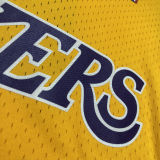 2008/09 Lakers BRYANT #24 Yellow Retro NBA Jerseys 热压
