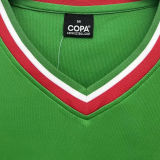 1970 Mexico Home Green Retro Soccer Jersey