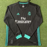RONALDO # 7 RM Away Retro Long Sleeve Jersey 2017/18 (Have All Patch) (2017+12)全套章 ★★