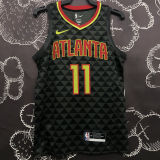 Hawks YOUNG #11 Black NBA Jersey