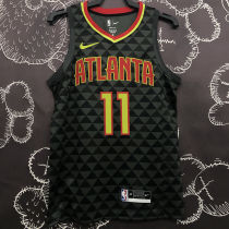 Hawks YOUNG #11 Black NBA Jersey