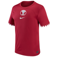 2022/23 Qatar Home Red Fans Soccer Jersey