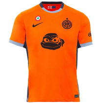 2023/24 In Milan x Ninja Turtles Third Orange Fans Soccer Jersey 忍者神龟版