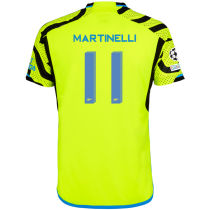 MARTINELLI #11 ARS 1:1 Quality Away Fans Jersey 2023/24 (UCL Font) ★★