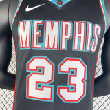 Grizzlies ROSE #23 Black Retro NBA Jerseys