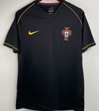 2006 Portugal Black Retro Soccer Jersey