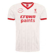 1985-1986 LFC Away White Retro Soccer Jersey